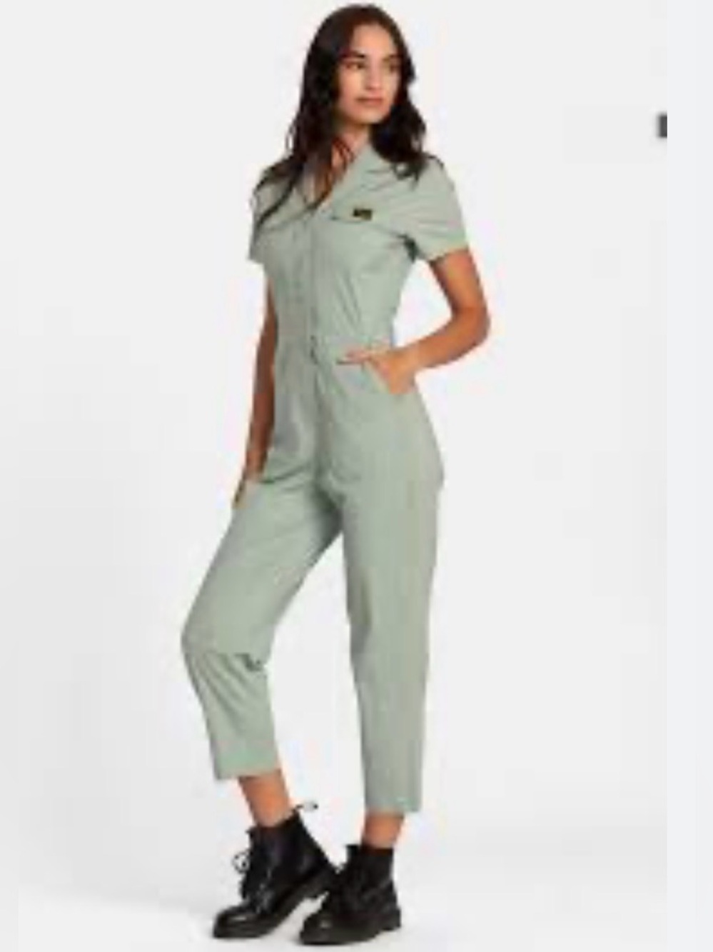 RVCA Sage Green Coveralls